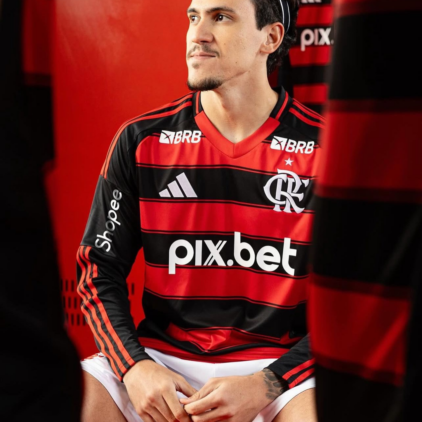 Camisa Flamengo I 25/26 Manga Longa