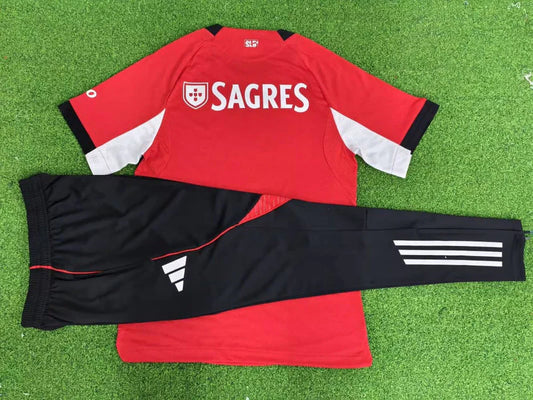 Conjunto benfica calça e camisola vermelha 2025/26 - LANÇAMENTO