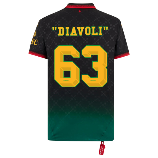 Camisa AC Milan Off-White 25/26 Torcedor