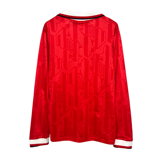 Manchester United Home Shirt 92/94 Retro Long Sleeve