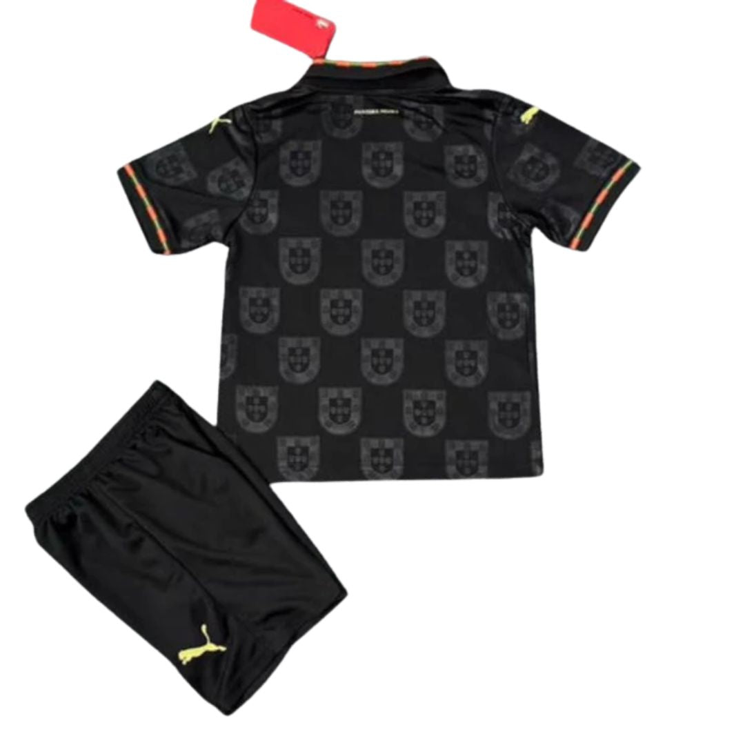 Portugal Fan Jersey and Kit Kids Black Panther 2025/26 - Kit 2 Fan Jersey