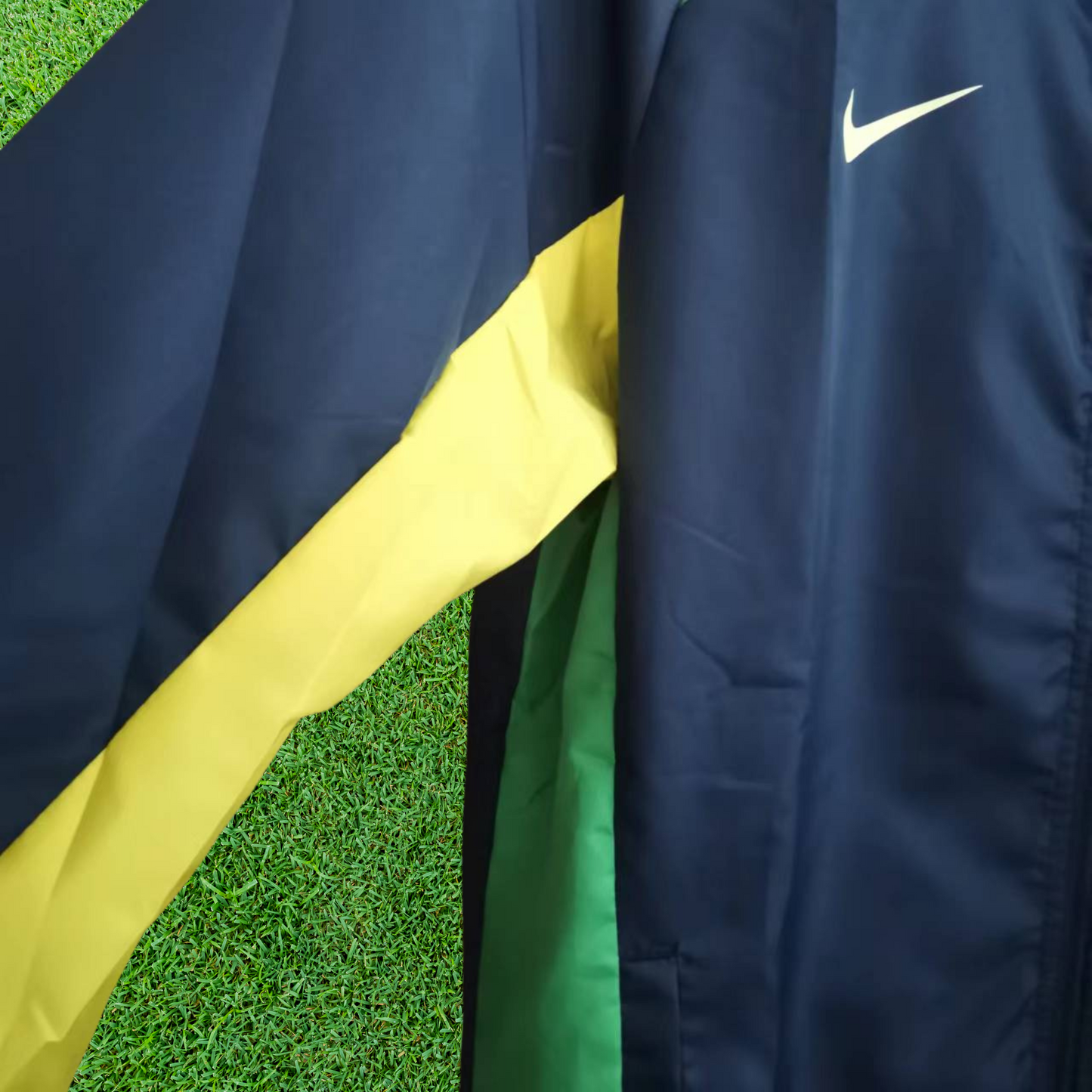 Chaqueta azul/verde de Brasil