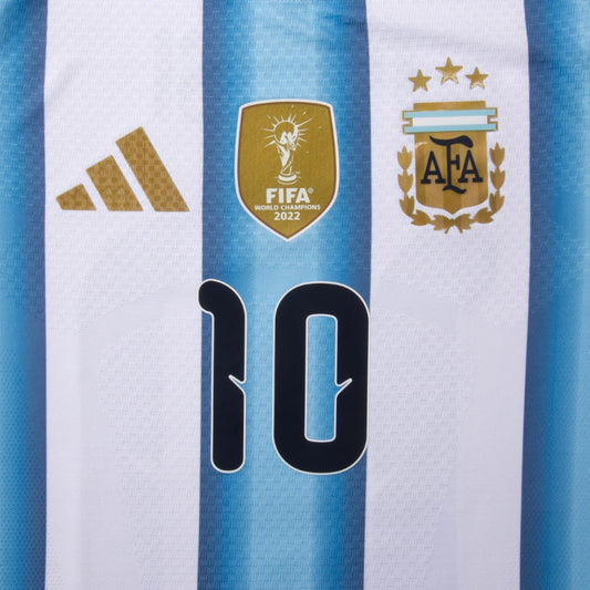 Camiseta auténtica de jugador de Argentina Home Messi 10 Copa Mundial 2026