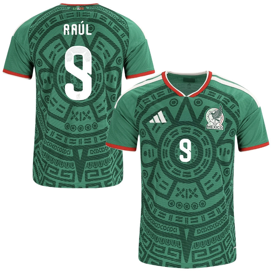 Camiseta de aficionado de Raúl 9 de México para el Mundial 2026