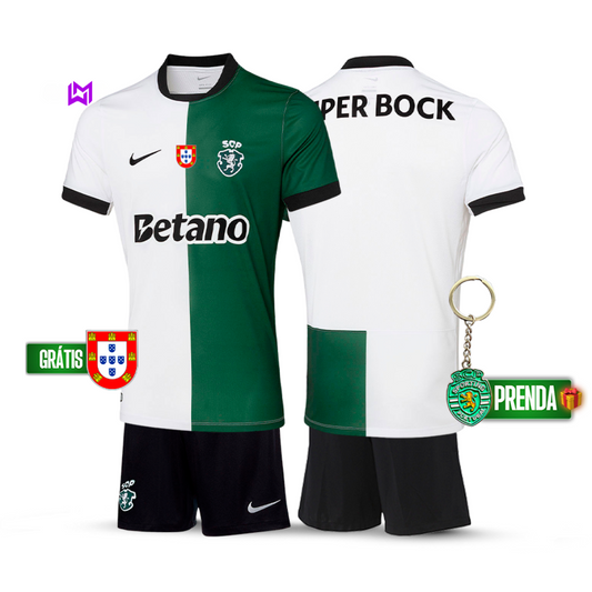 Equipación infantil del Sporting Stromp 2025/26 - ¡NUEVO LANZAMIENTO! 🔥💚