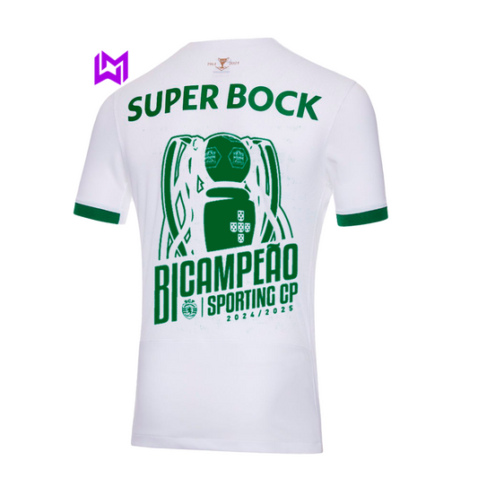 Camiseta alternativa del Sporting de Lisboa, bicampeón 2024/25 - ¡MODELO EXCLUSIVO! 🦁🏆
