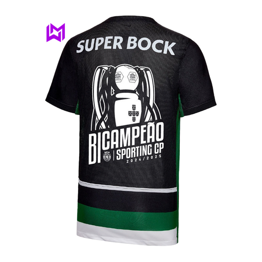 Conjunto infantil Sporting Principal, bicampeón 2024/25 - ¡Modelo exclusivo! 🦁🏆