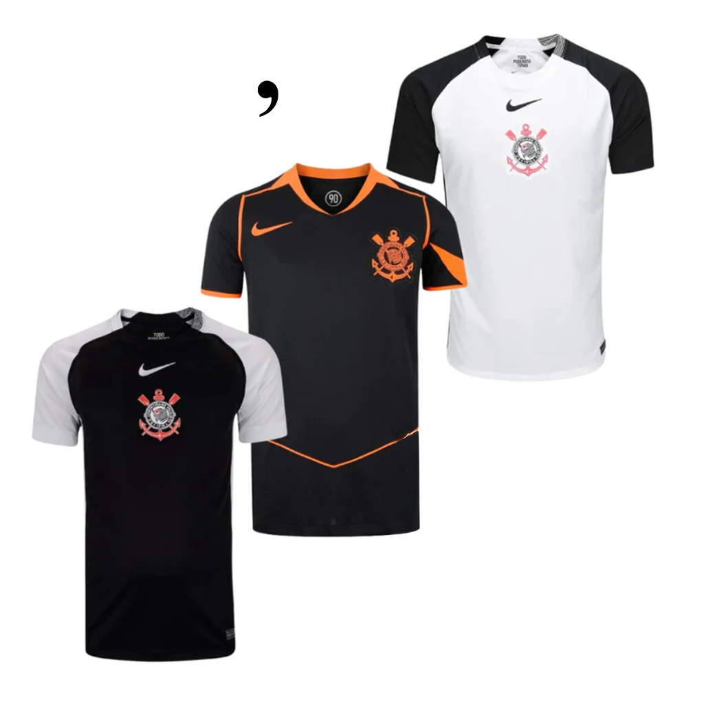 Corinthians Local, Visitante y Tercera Equipación 2025/26 - Kit 3 - Versión Aficionado
