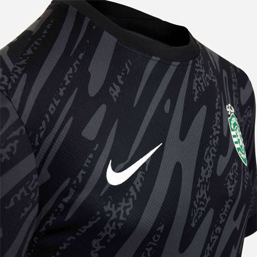 Camiseta de portero del Sporting, negra, 2024/25 - ¡ÚLTIMAS UNIDADES! 🔥💚