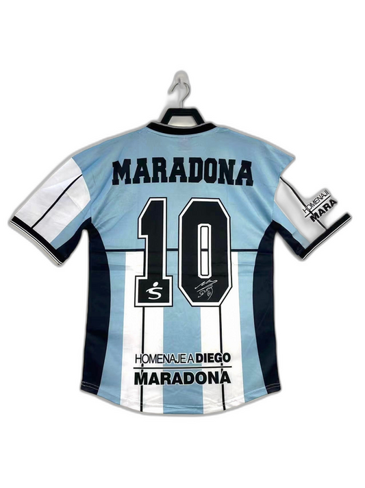Camiseta conmemorativa de Maradona de Argentina 2001 (versión retro)