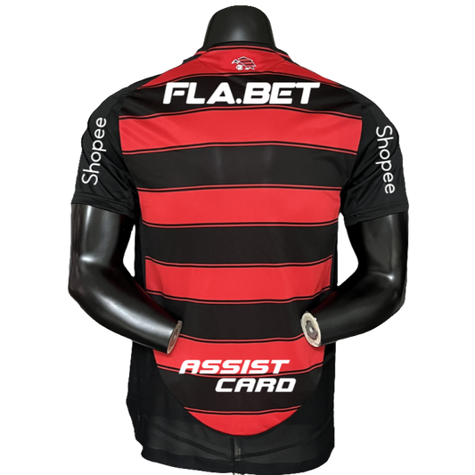 Camiseta local del Flamengo 25/26 - Todos los patrocinadores - Versión para jugador