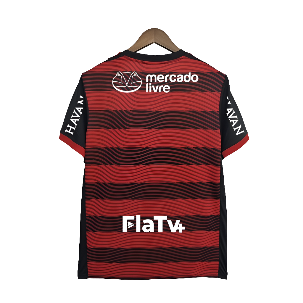 Camiseta local del Flamengo 22/23 - Todos los patrocinadores - Versión para aficionados