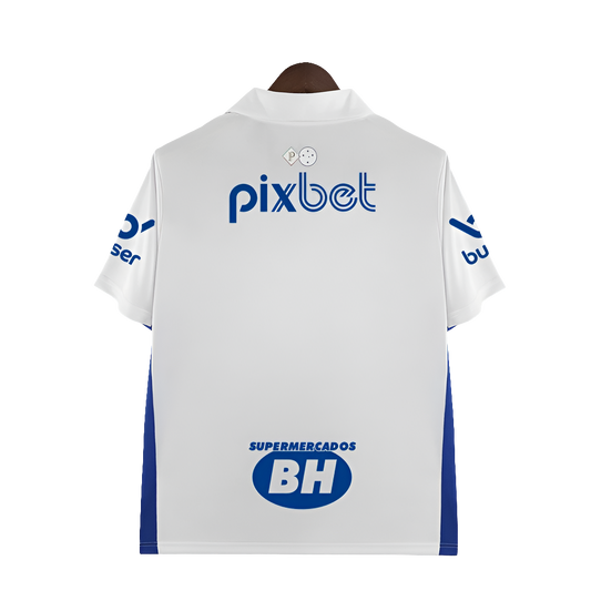 Camiseta visitante del Cruzeiro 22/23 II - Todos los patrocinadores - Versión para aficionados