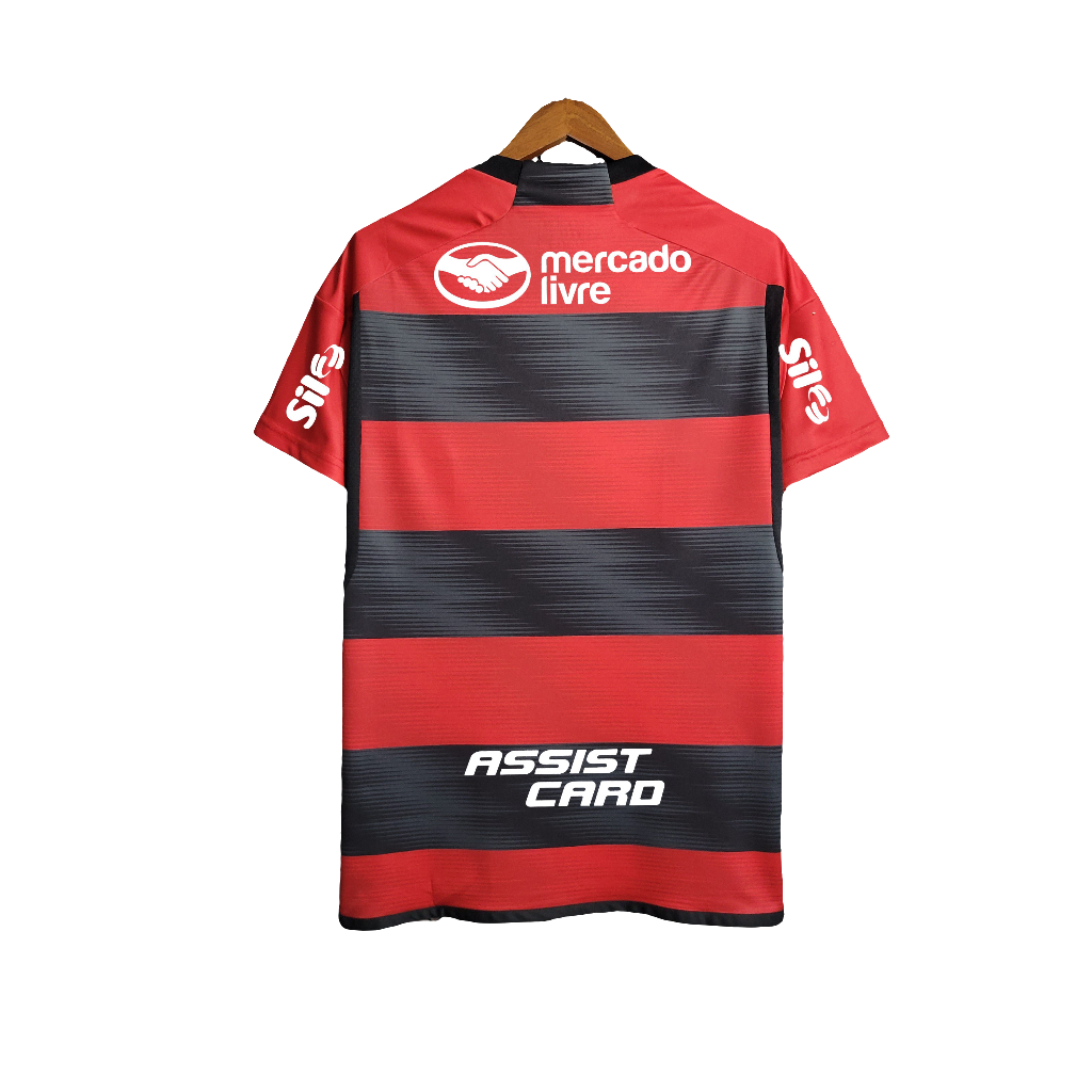 Camiseta local del Flamengo 23/24 - Todos los patrocinadores - Versión para aficionados