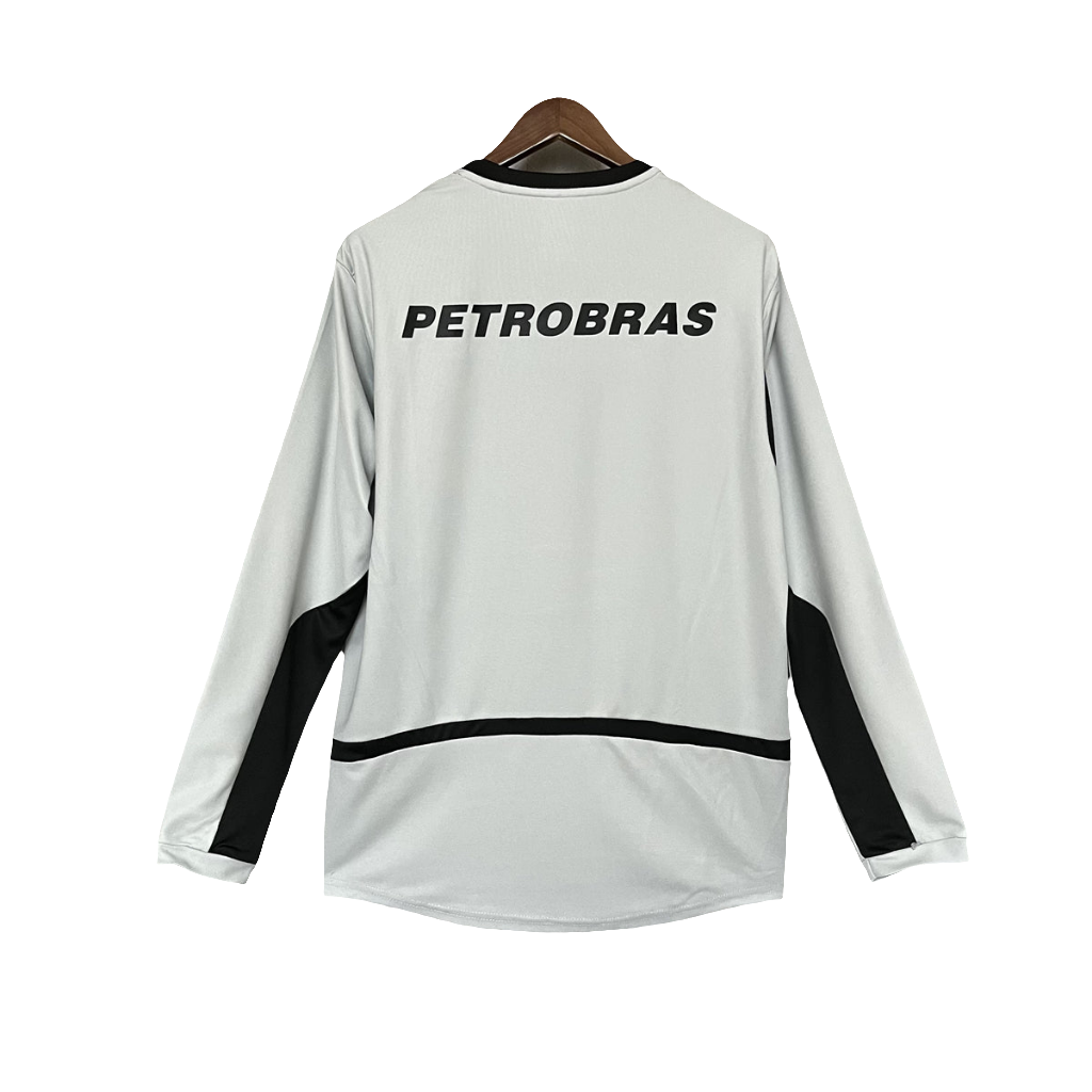 Camiseta de portero gris Flamengo 02/03 - Versión retro de manga larga