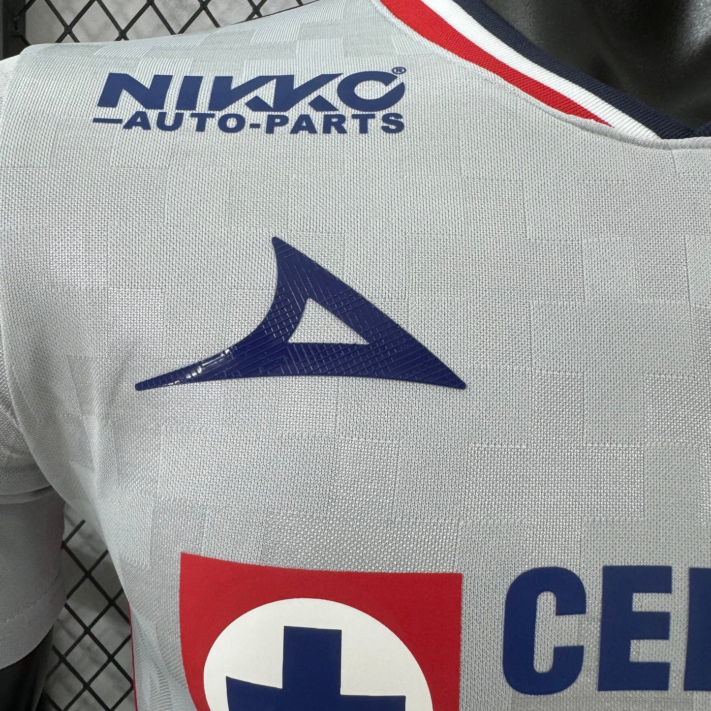 Jugador Auténtico Visitante Cruz Azul 2025/26 PATROCINADOR COMPLETO - Slim Fit