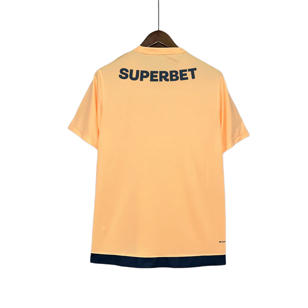 Camiseta de entrenamiento del Sao Paulo 24/25 - Beige - Todos los patrocinadores - Versión para aficionados