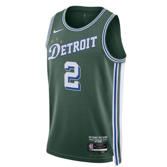 Camiseta unisex de la NBA Cade Cunningham Detroit Pistons 2023 - Edición Ciudad - Verde