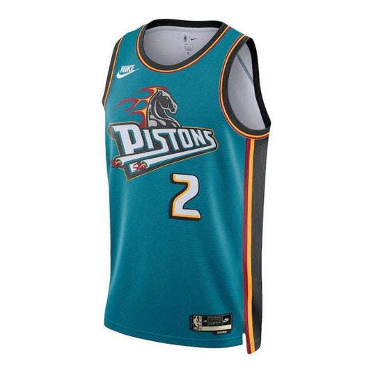 Camiseta unisex de la NBA Cade Cunningham Detroit Pistons 2023, color verde azulado - Edición clásica