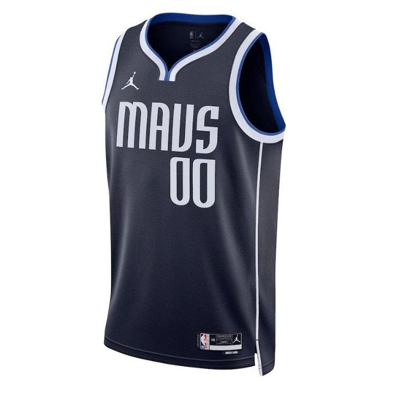 Camiseta unisex de la NBA de los Dallas Mavericks 2023 - Edición Statement - Azul marino