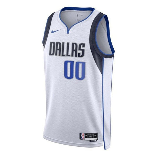 Camiseta unisex de la NBA blanca de los Dallas Mavericks 2023 - Edición Asociación