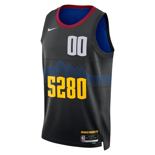 Camiseta unisex de la NBA de los Denver Nuggets 23/24 - Negra - Edición City