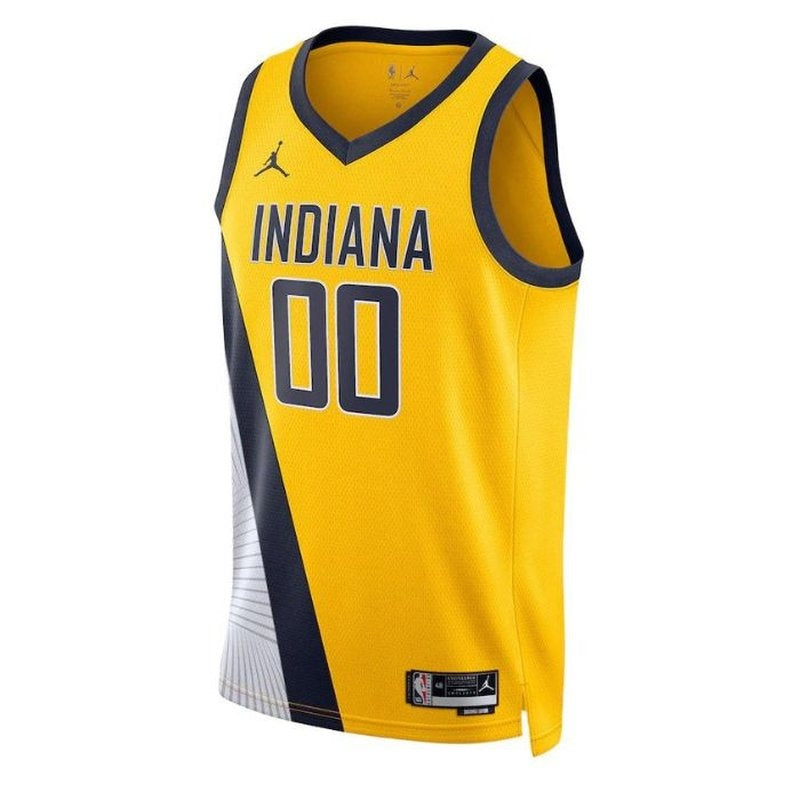 Camiseta unisex de la NBA Indiana Pacers 2023 - Edición Statement - Amarilla