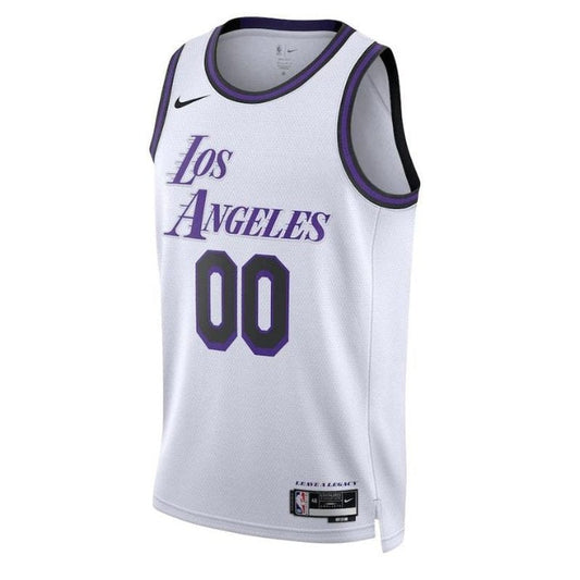 Camiseta unisex de la NBA de Los Ángeles Lakers 2023 - Edición Ciudad - Blanca