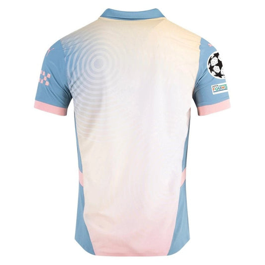 Camiseta del Manchester City 24/25 del cuarto cuarto de la UCL (versión para el jugador)
