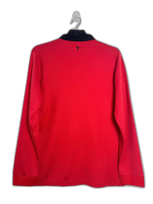 Camiseta local del Manchester United 13/14 - Versión retro de manga larga