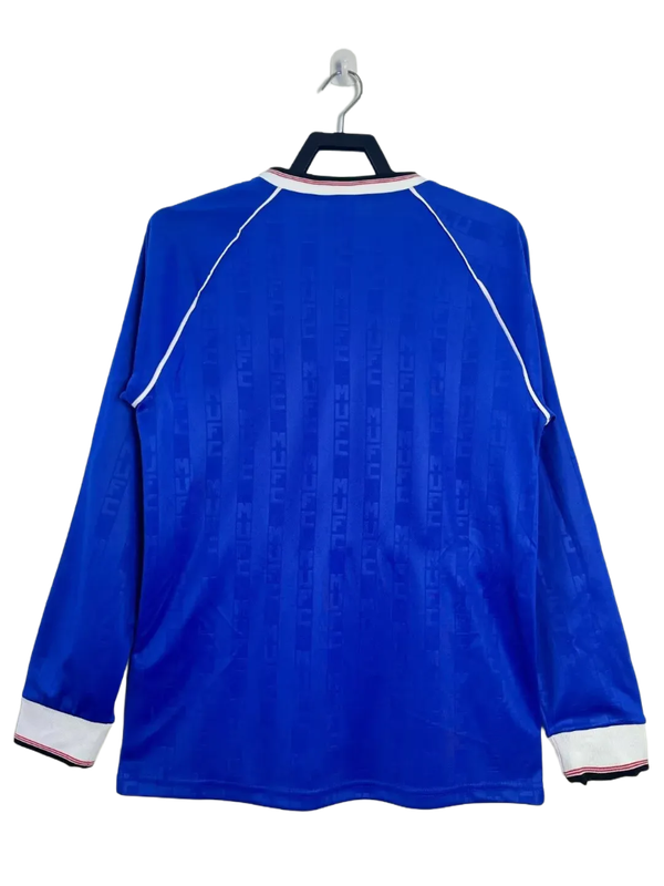 Camiseta de visitante del Manchester United 88/90 II - Versión retro de manga larga