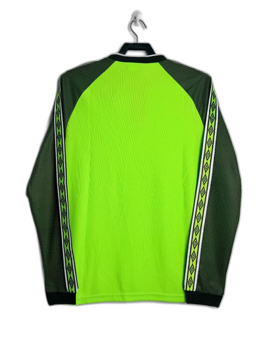 Camiseta de portero del Manchester United 98/99 - Versión retro de manga larga