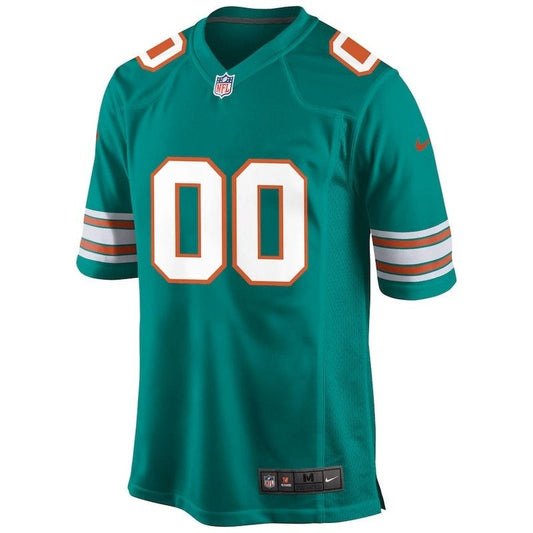 Camiseta personalizada alternativa de la NFL de los Miami Dolphins en color aguamarina