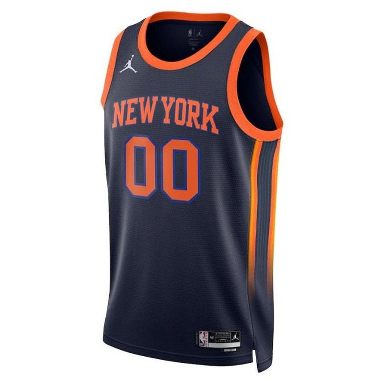 Camiseta unisex de la NBA 2023 de los New York Knicks - Edición Statement - Azul marino
