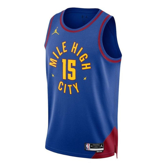Camiseta unisex de la NBA Nikola Jokic Denver Nuggets 2023, edición Statement, azul