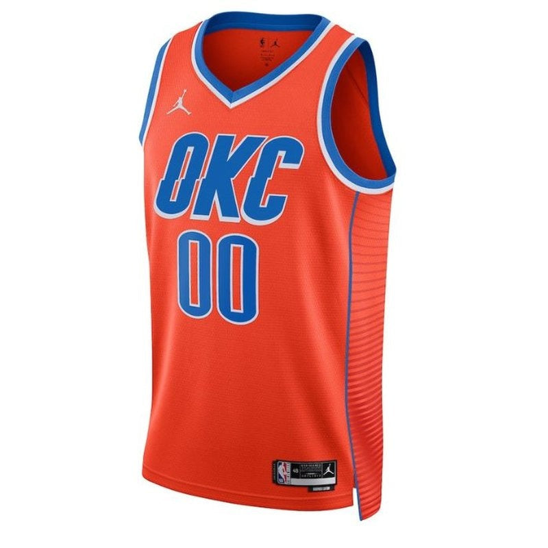 Camiseta unisex de la NBA Oklahoma City Thunder 2023 - Edición Statement - Naranja
