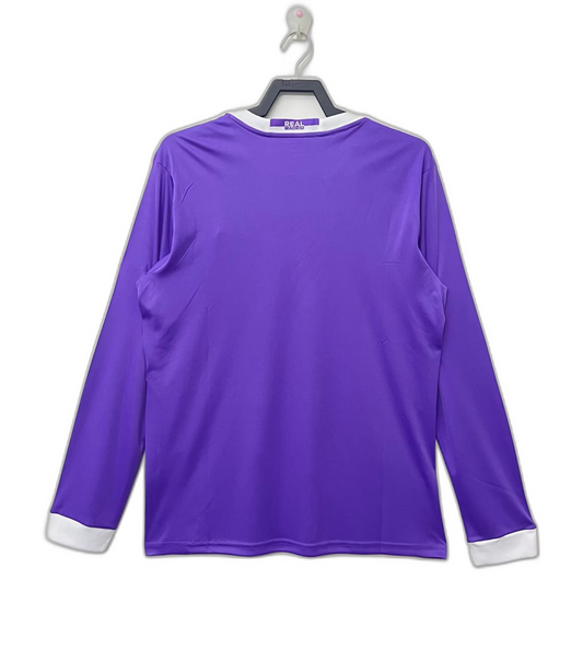 Camiseta de visitante del Real Madrid 16/17 II - Versión retro de manga larga