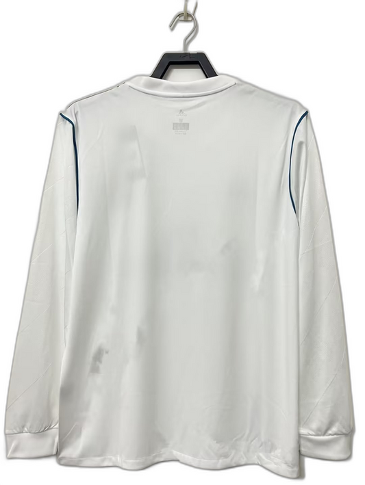 Camiseta local del Real Madrid 17/18 - Versión retro de manga larga