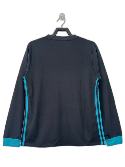 Camiseta de visitante del Real Madrid 17/18 II - Versión retro de manga larga