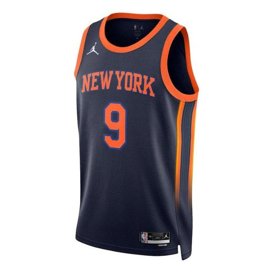 Camiseta NBA de RJ Barrett de los New York Knicks 2023 - Edición especial - Azul marino