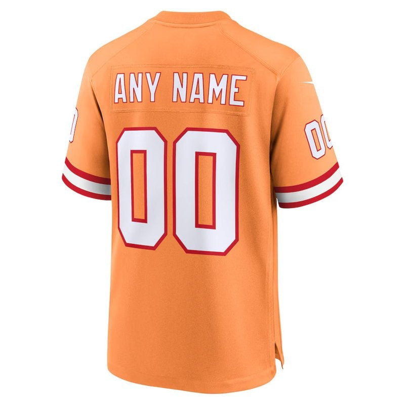 Tampa Bay Buccaneers - Camiseta retro personalizada de la NFL - Naranja