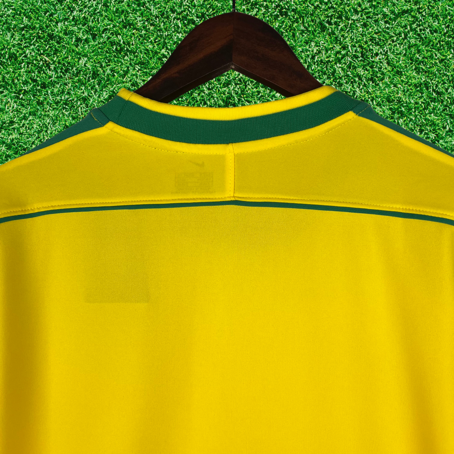 Camisa Brasil I 1998 Retrô Manga Longa