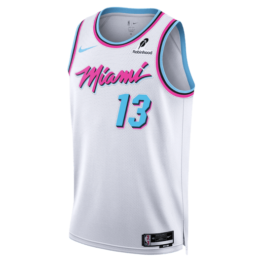 NBA Miami Heat Bam Adebayo Edición Nike - Blanco 