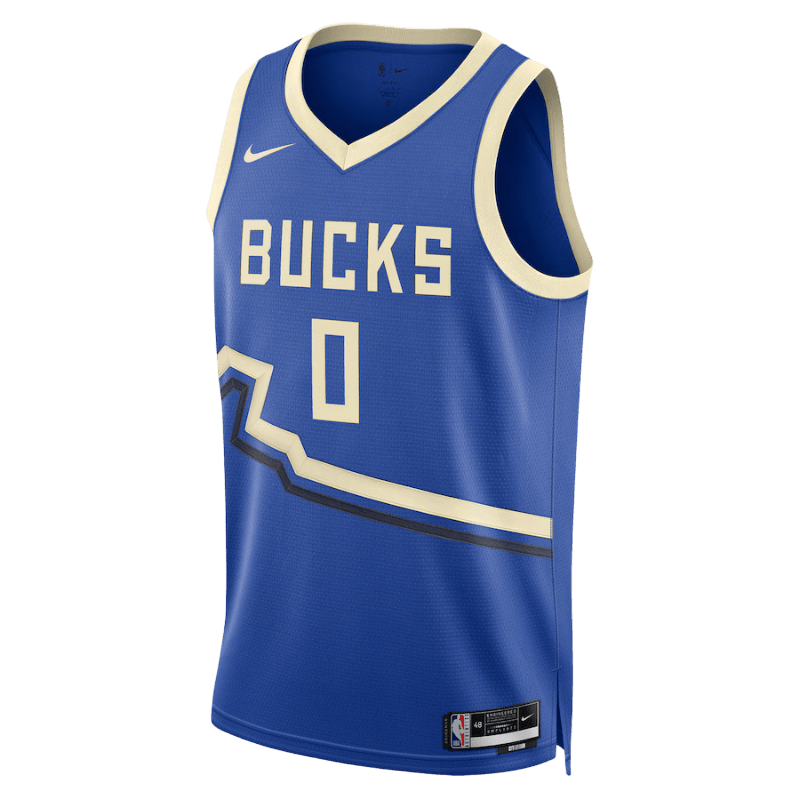 Nike City Edition Milwaukee Bucks 2024 - Azul real 