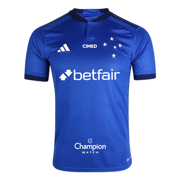 Camiseta local del Cruzeiro 23/24 - Todos los patrocinadores - Versión para aficionados
