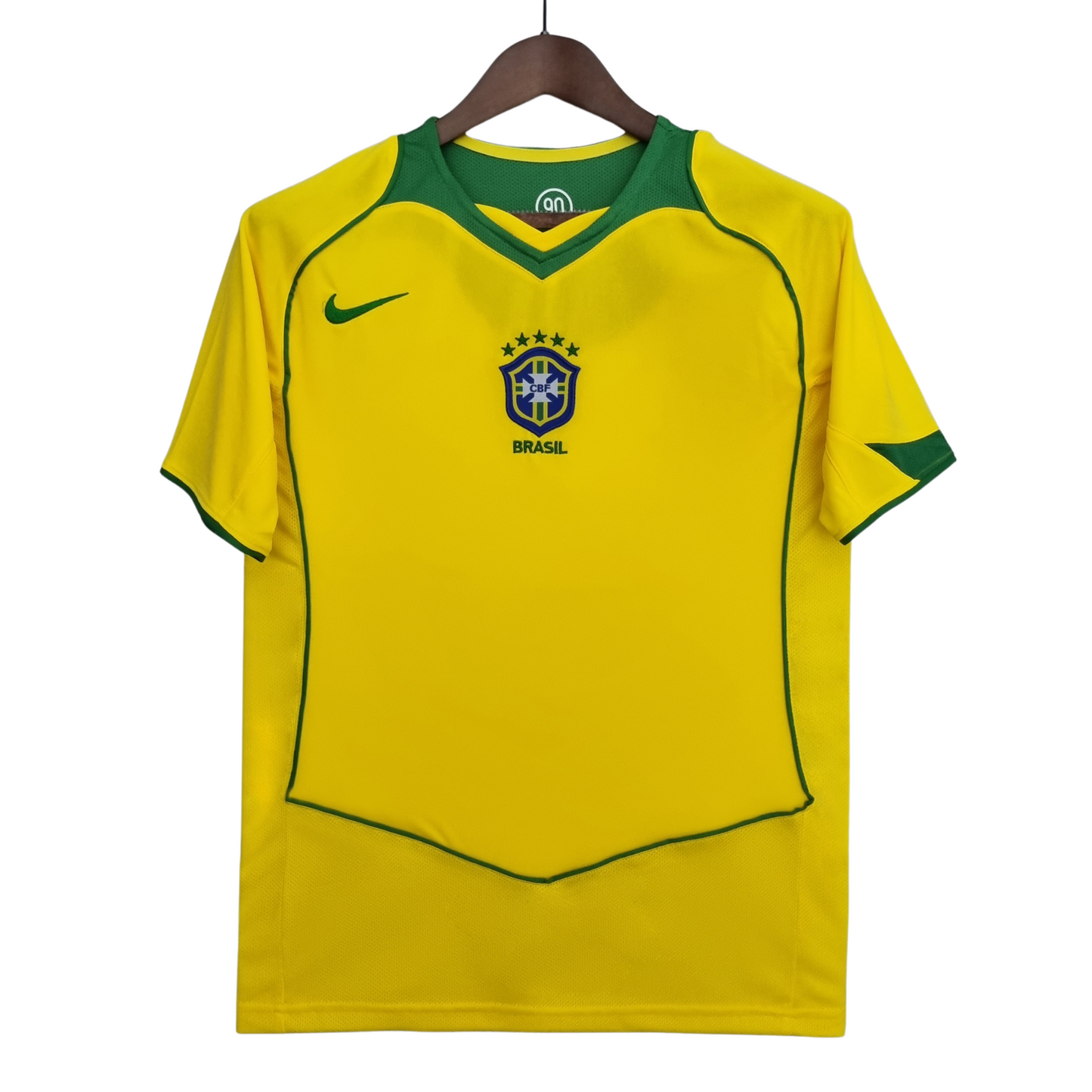 Camiseta de local de Brasil 2004 retro 