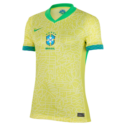 Camiseta local de Brasil 24/25, versión para aficionados para mujer 