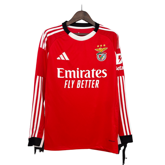 SL Benfica Home Jersey 25/26 Long Sleeve