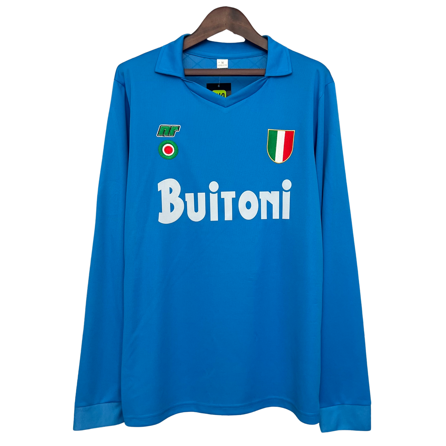 Camisa SSC Napoli I 87/88 Retrô Manga Longa
