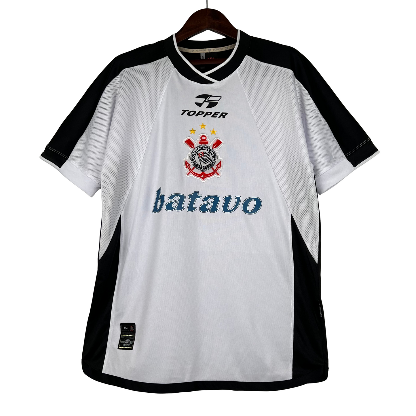 Camiseta retro de local del Corinthians 2000 